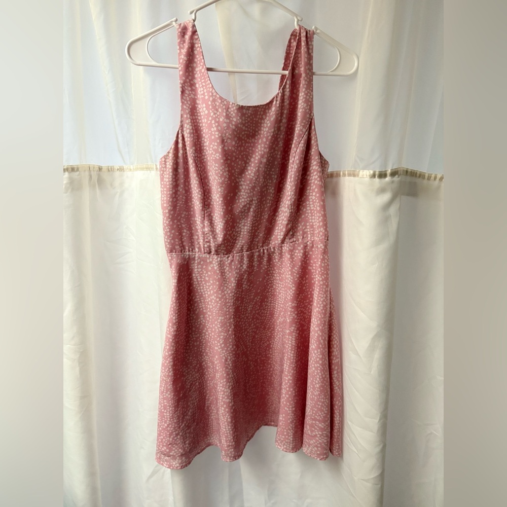 Forever 21 Pink Polk Dot Dress